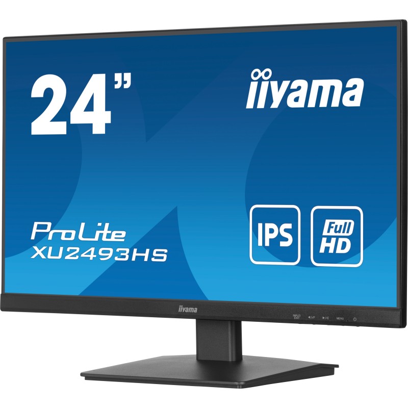 iiyama ProLite XU2493HS-B6 60.47 cm (23.8") FHD IPS Monitor DP/HDMI